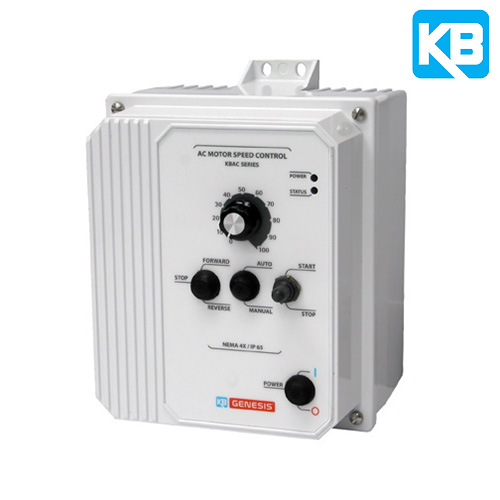 (KBAC-29) AC NEMA-4X Hybrid Inverter, 230 VAC 1p In, thru 3.0 HP, 230 VAC 3p Out  - White
